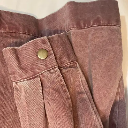 Jane and Delancey Lyocell Dusty Rose Double Chest Pockets Full Zip Bomber Jacket