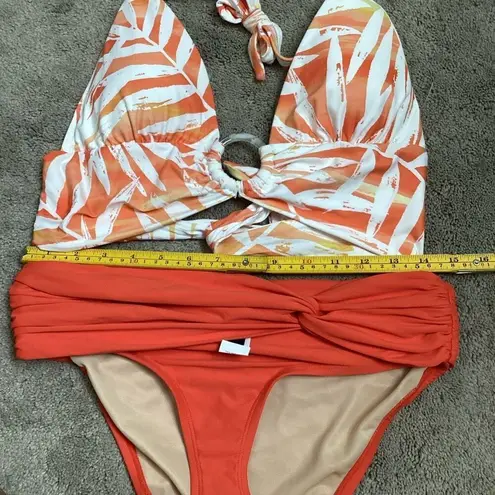 Carmen Marc Valvo New. tangerine bikini. M/S. Retails $154