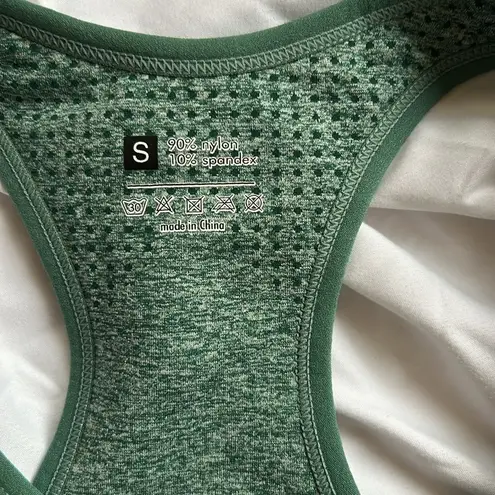 Workout sports bra and matching leggings. Small, Green, NWOT Green