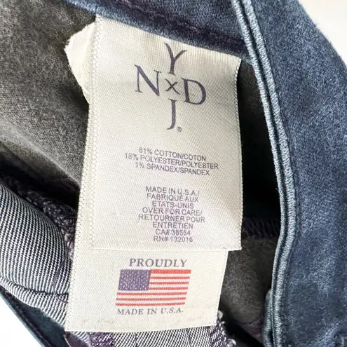 NYDJ Size 8 Jeans Dark Wash Mid Rise Legging Skinny Not Your Daughters 240