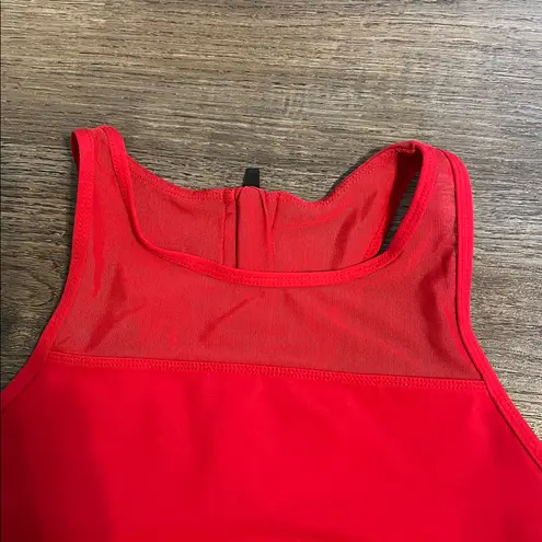 ZYIA Active All Star One More Rep Red Sports Bra Size L