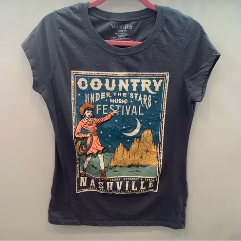 Wound Up  'Under the Stars Country Festival Nashville' Graphic Tee Shirt XL