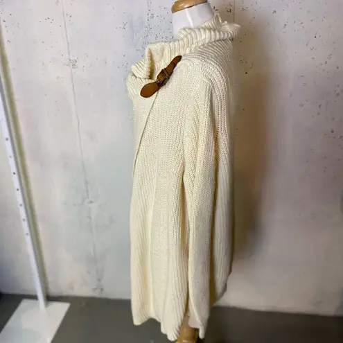 #326 POLO RALPH LAUREN Oversized Drape Cardigan White Size undefined