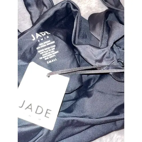 JADE SWIM Avery One Piece in Black Small New Womens Swimsuit