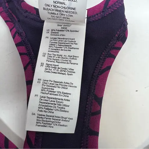 Moving Comfort Switch it up Racer sports bra in Currant Woven size M Medium NWT - Image 8