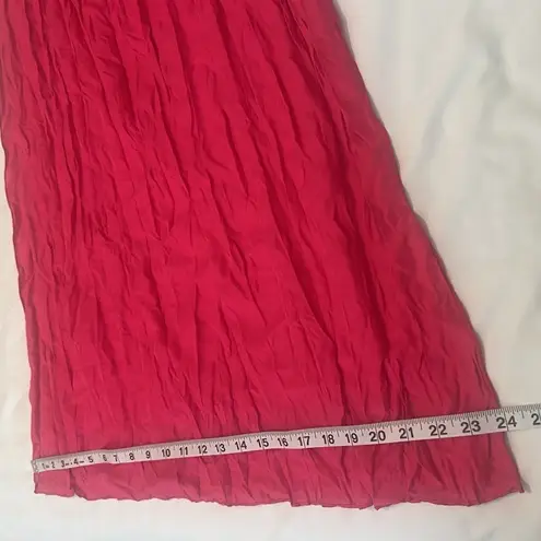 Cejon crinkle pink scarf wrap sarong +1 pink & 1 flower print infinity scarf EUC