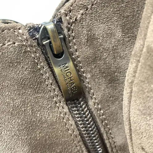 Michael Shannon MICHAEL By Women's Suede 3” Heel Ankle Booties Tan Size 7 - Image 7