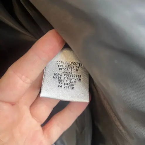 Kasper Separates Black White Abstract Geometric Single Breasted Blazer Size 14