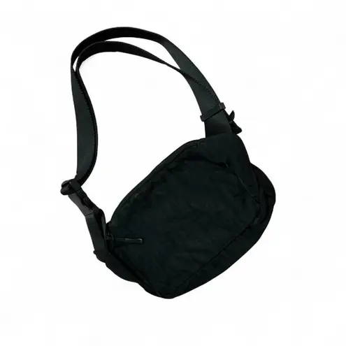 Black Nylon Belt Bag Crossbody Bag Fanny Pack Travel Essentials