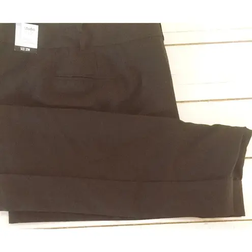 Studio 1940 Bermuda Shorts Relaxed Fit Stretch Business Casual Womens 32W