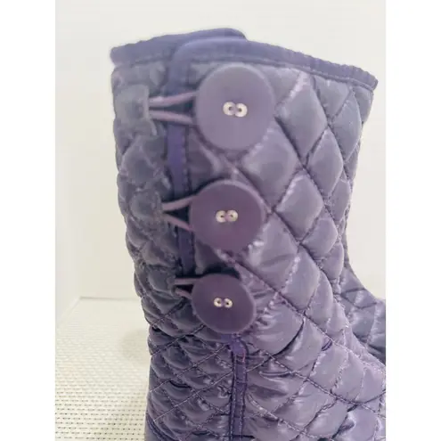 The North Face  Thermoball Women Quilted Insulated Winter Boots Size 7 Purple