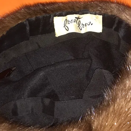Vintage MINK hat Brown