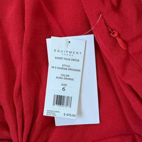 Equipment NEW Short Faun Dress Aura Orange (Bright Red)