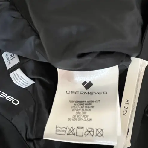 Obermeyer NWT SUGARBUSH STRETCH black snow PANT WOMENS plus sz 18