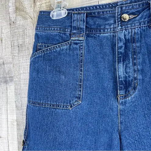 White Stag Size 8 Ladies Bermuda Walking Tabbed Denim Shorts