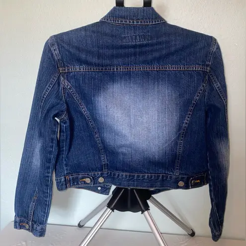Vintage Y2K Revolt Jeans Womens Denim Jacket Medium Blue
