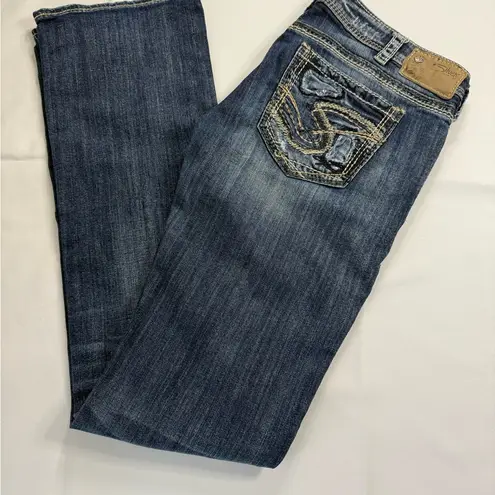 Silver Jeans Blue Straight Leg Vintage Denim