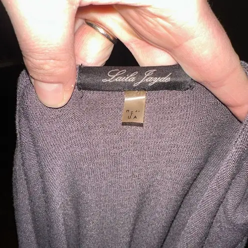 Laila Jayde gray S Stitchfix hooded lightweight sweater coat