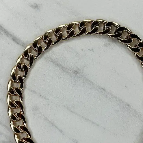 Gold Tone Flat Chain Link Purse Handbag Replacement Strap 47" ✨