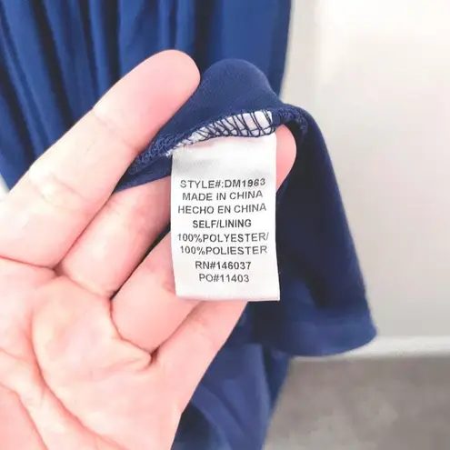 Baltic Born Kristina Cross Front Maxi Dress Navy Size S