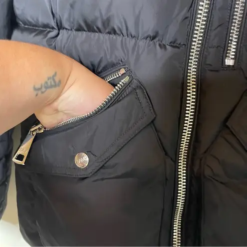 SAM New York Jetset Puffer Jacket in Black Womens Size Small S