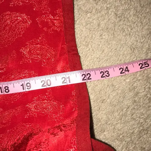 RED REVERSIBLE OPEN FRONT VEST Size undefined