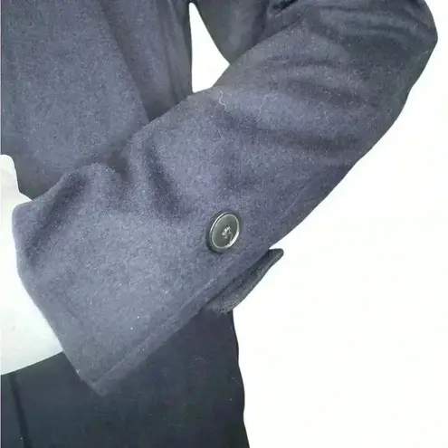 Armani Collezioni Vintage Black Poly Techno Lightweight Belted Trench Coat.