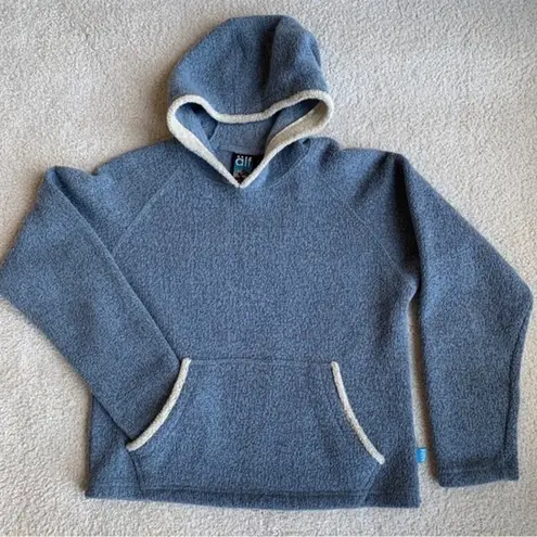 Kuhl Alf By  Women's Small Alfpaca Fleece Blue Hoodie Pullover Sweater‎ Jacket