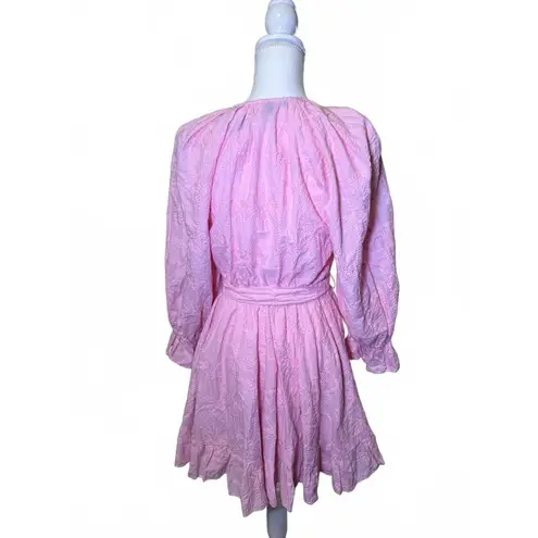 Maje New Rybiza Long Sleeve Ruffled Mini Dress, in EU 36 (0620)