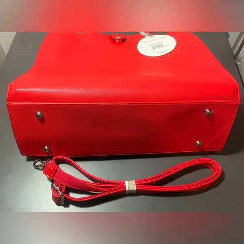 DIANA &. CO FIRENZE Red Vegan Leather Handbag