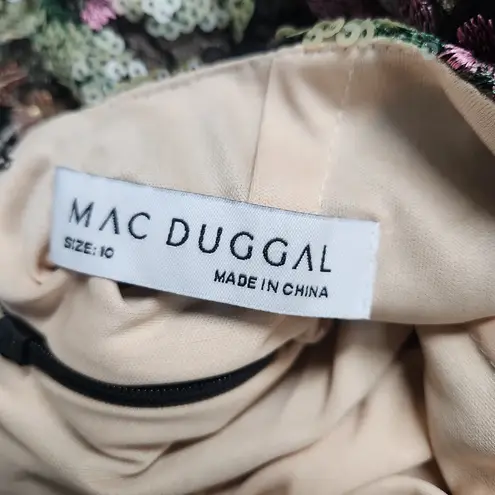 Mac Duggal EMBELLISHED FLORAL ONE SHOULDER GOWNRegular price$698 size 10