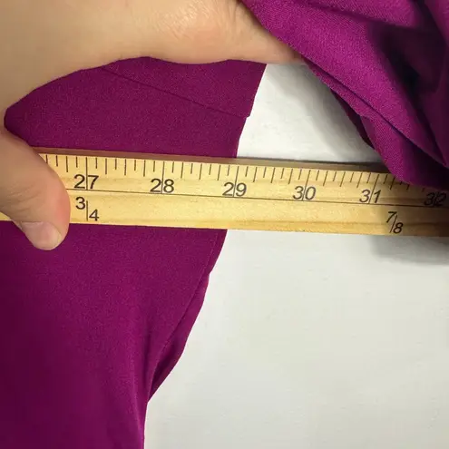 Susan Graver Artisan 3X Magenta Embellished Keyhole Top Sparkle Holiday Glam