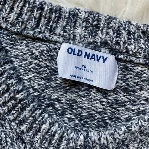 Old Navy Boat neck marled tunic sweater