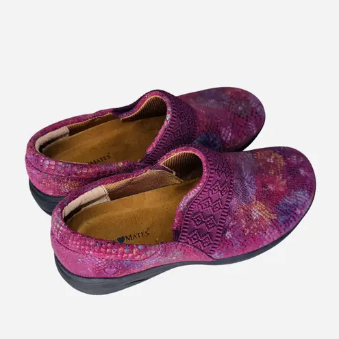 Nurse Mates Cally Women's Comfortable Wide Fit Leather Slip On Shoes 7W