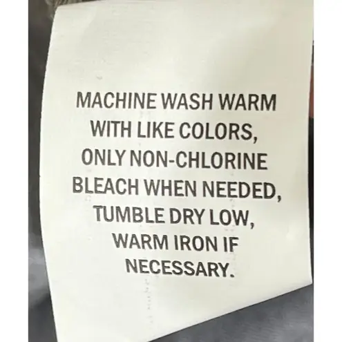 Falls Creek New Ruffle Hem Top Scoop Neck Ombre Grey Size 1X Cotton Blend