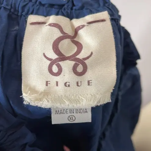 Figue Bella Short Dress Blue Color Block Size XL