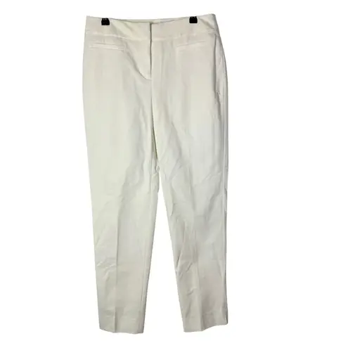 Nine West  White Lily Straight Leg Crop Dress Pants 2