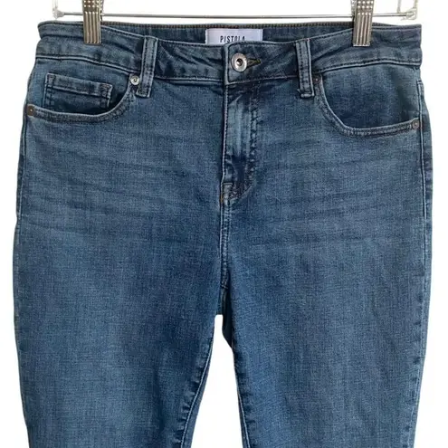 Pistola Womens Blue Denim Mid Rise Modern Slim Skinny Classic Jeans | Revolve 29