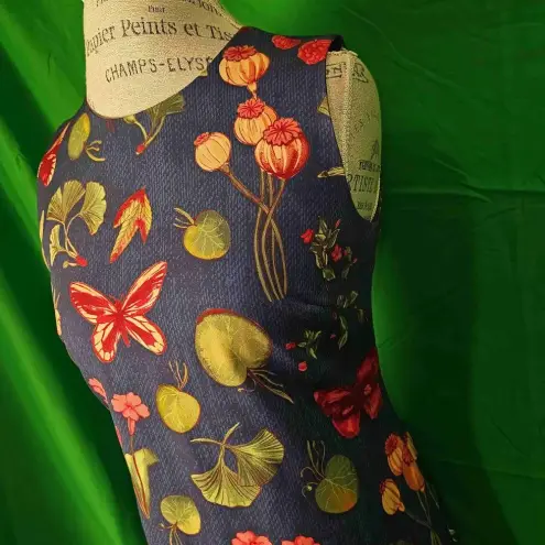 J. McLaughlin ‎ Womens Blue Red Greenhouse Belinda Dress 4