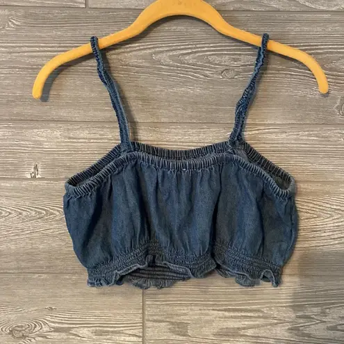 American Eagle American‎ Eagle Denim crop top tank medium