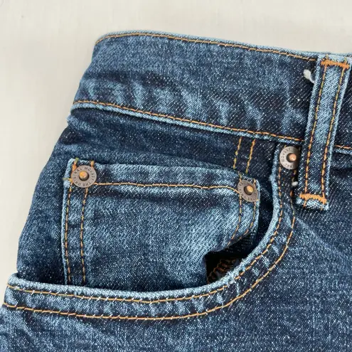 MOUSSY Blue Jeans MVS Skinny Zip Fly Indigo Dark Wash Denim Style 010EAC12