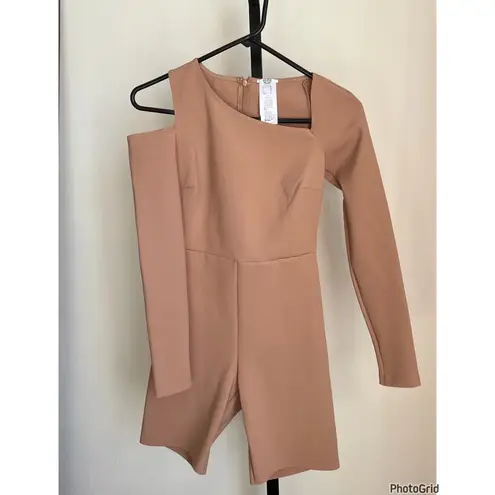 Wolford Warm Up Jumpsuit Size 36 / XS New With Tags Almond Tan