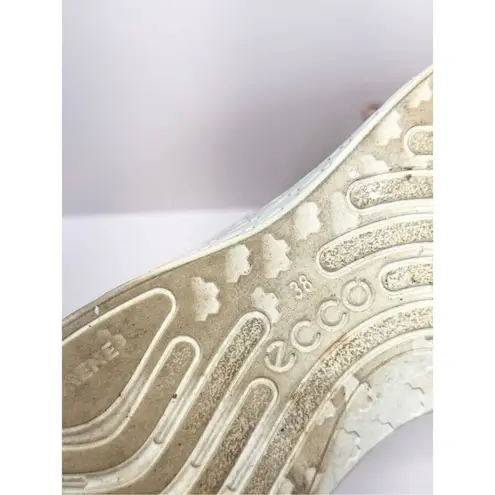 Ecco Sneakers Size 7.5 Pink Therap Lace Up Athletic Shoes in Tuscany Pink