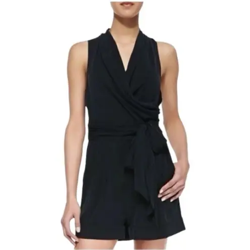 Catherine Malandrino  silk Coral Sleeveless Short romper size 4