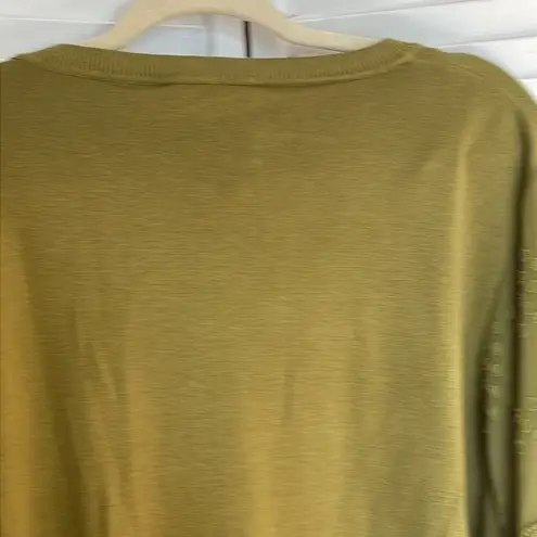 Sophia Milano Sioni Milano womens size 3X olive sheer lace puffed sleeves sweater NWT