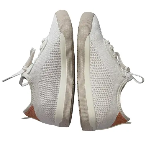 Vessi Women's Weekend Sneakers Knit White Waterproof Sporty‎ Athleisure Size 8
