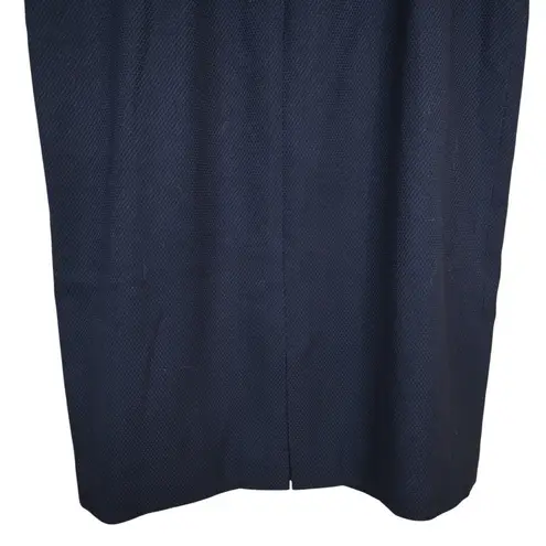 Anne Klein  Women's 10 Black Houndstooth Neck Lined Sheath Dress