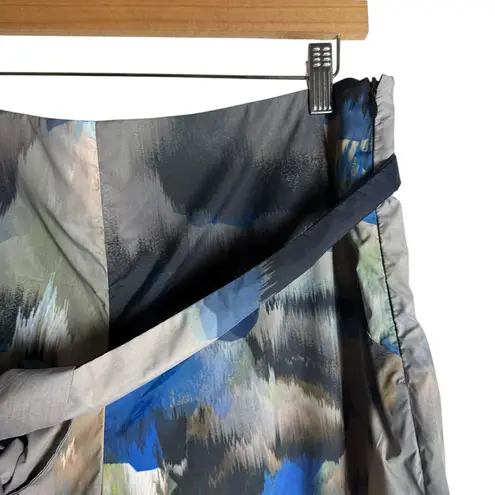 Giorgio Armani Abstract Watercolor Print Belted Tie Waist Relaxed Pants Size 12