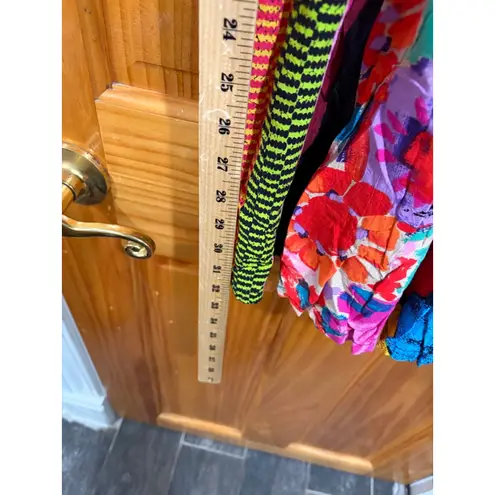 Jams World Dress L Patchwork Floral Santa Monica Print Boho Hawaiian Surf Art