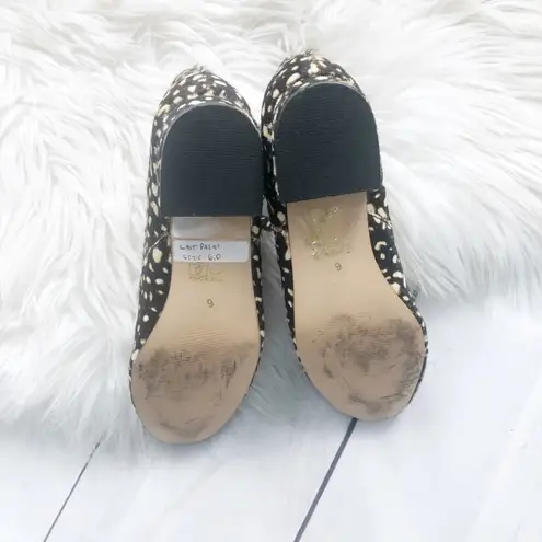 DV Dolce Women's Vita Faven Pony Side Zip Ankle Boots Size 6 Brown